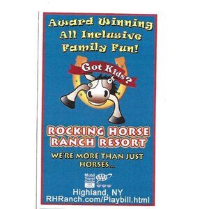 Rocking Horse Ranch Resorts Highland NY Advertisement 2000s Print Ad